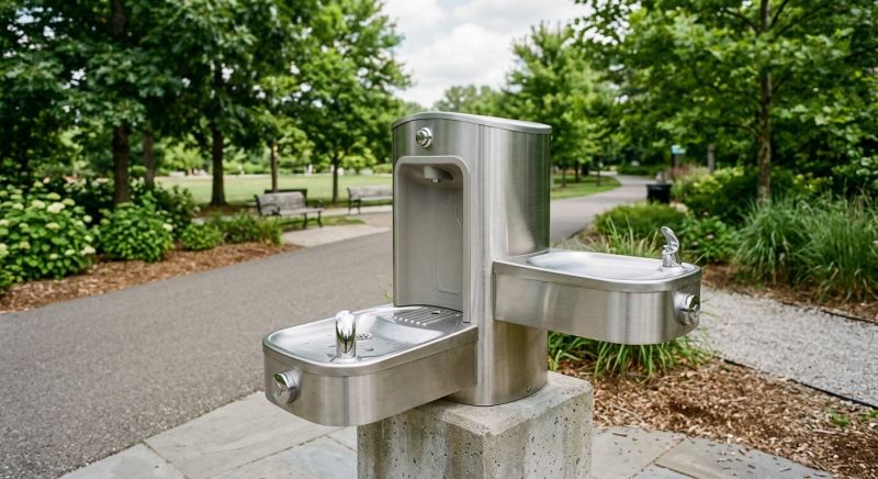 Drinking Fountain Installation in St Louis, MO