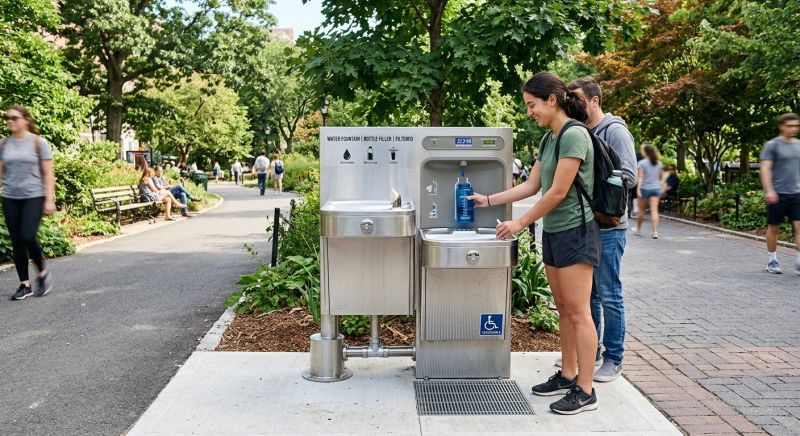 Drinking Fountain Replacement in Carson City, NV